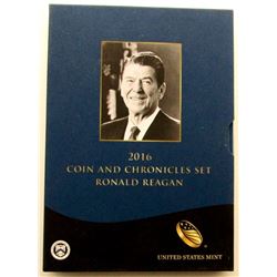 2016 COIN AND CHRONICLES SET RONALD REAGAN