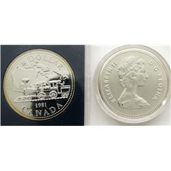 1980 & 1981 CANADA PROOF SILVER DOLLARS