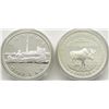 Image 1 : 1984 & 1985 CANADA PROOF SILVER DOLLARS
