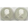 Image 2 : 1986 & 1987 CANADA PROOF SILVER DOLLARS
