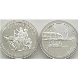1990 & 1991 CANADA PROOF SILVER DOLLARS
