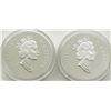 Image 2 : 1995 & 1996 CANADA PROOF SILVER DOLLARS