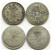 Image 2 : 4-GREAT BRITAIN ONE FLORIN SILVER COINS