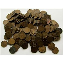 LOT OF 250 WHEAT PENNIES 1909-1920