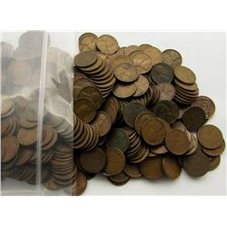 LOT OF 500 WHEAT PENNIES 1930-1939 P/D/S MINTS