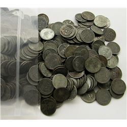 1943 LOT OF 500 STEEL WHEAT PENNIES MIXED LOT