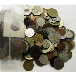 5 POUNDS of FOREIGN MIXED COINS