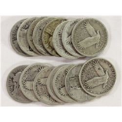 15 STANDING LIBERTY QUARTERS