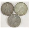 Image 2 : 3 - CIRC OR BETTER SILVER DOLLARS;