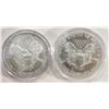 Image 2 : 1993 & 2003 AMERICAN SILVER EAGLES