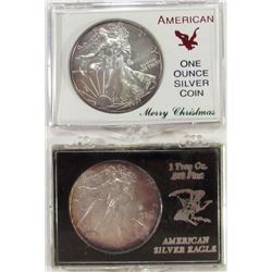 1993 & 1997 AMERICAN SILVER EAGLES