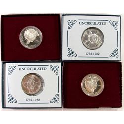 4-1982 WASHINGTON COMMEM HALF DOLLARS