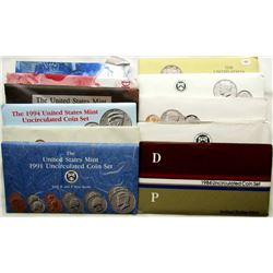 10 - U.S. MINT SETS - ALL ORIGINAL