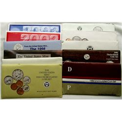 10 - U.S. MINT SETS - ALL ORIGINAL