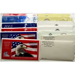 10 - U.S. MINT SETS - ALL ORIGINAL