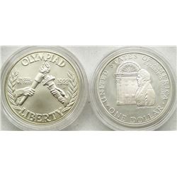 1988 OLYMPIC UNC SILVER DOLLAR
