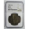 Image 1 : 1882-O Morgan Silver Dollar $ NGC MS 61 Beautifull
