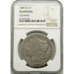 1889 CC MORGAN DOLLAR NGC VG