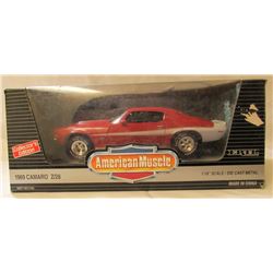 ERTL 1969 CAMARO SS396 DIECAST MODEL CAR