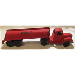 VINTAGE MOBIL GAS TANKER TOY TRUCK