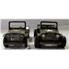 Image 1 : 2 VINTAGE TONKA TOY ARMY JEEPS PRESSED STEEL