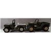 Image 6 : 2 VINTAGE TONKA TOY ARMY JEEPS PRESSED STEEL