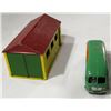 Image 3 : VINTAGE LESNEY TOY CARS & GARAGE -