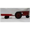 Image 1 : VINTAGE HUBLEY KIDDIE TOY FARM TRACTOR AND TRAILER