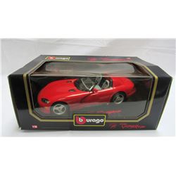 1992 DODGE VIPER RT/ 10 IN A RED 1:18 SCALE