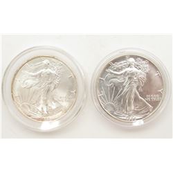 1986 & 2003 .999 SILVER ONE OUNCE EAGLE