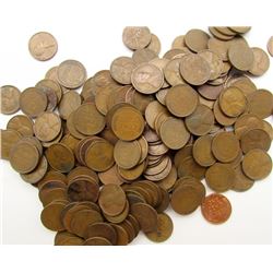 LOT OF 500 WHEAT PENNIES 1930-1939 P/D/S MINTS