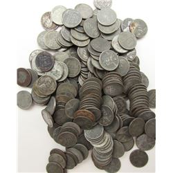 1943 LOT OF 500 STEEL WHEAT PENNIES MIXED LOT