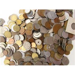 5 POUNDS of FOREIGN COINS MIXED