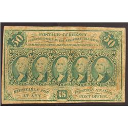 UNITED STATES 50 CENT FRACTIONAL POSTAL CURRENCY