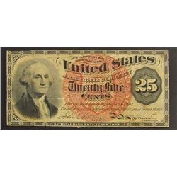 25 CENT 4TH ISSUE FRACTIONAL CURRENCY NOTE