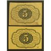 Image 2 : 2-5 CENT FIRST ISSUE POSTAL CURRENCY NOTES