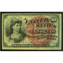 1863 10 CENT FRACTIONAL CURRENCY NOTE