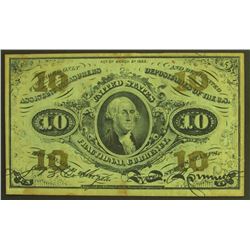 10 CENT THIRD ISSUE FRACTIONAL CURRENCY NOTE
