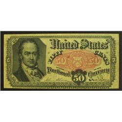 50 CENT FIFTH ISSUE FRACTION CURRENCY NOTE
