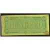 Image 2 : 1864 $100 CONFEDERATE STATES OF AMERICA NOTE