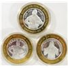 Image 1 : 3-WESTWARD HO CASINO TOKENS-WRESTLERS