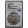 Image 1 : 2016 AMERICAN SILVER EAGLE NGC MS70