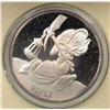 Image 2 : WALT DISNEY 1ozt .999 SILVER DOPEY OF SNOT WHITE