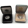 Image 1 : 1988 $10 & $2 SILVER AUSTRALIA PROOF COINS