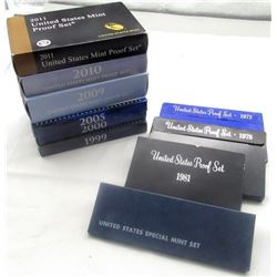 10 - U.S PROOF SETS 1966-2011