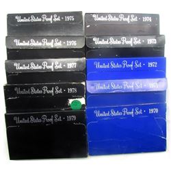 1970 thru 1979 U.S. PROOF SETS
