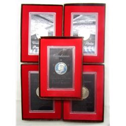 5 -1971 SILVER IKE DOLLARS P