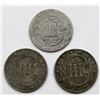 Image 2 : 1852, 1856, 1853 THREE CENT SILVERS