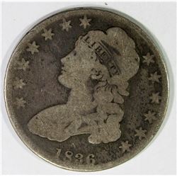 1836 CAPPED BUST HALF DOLLAR VG