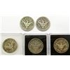 Image 2 : 5-BARBER HALF DOLLARS: